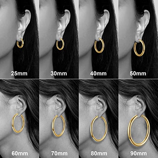 14K Gold Polished Hoops 2.0MM
