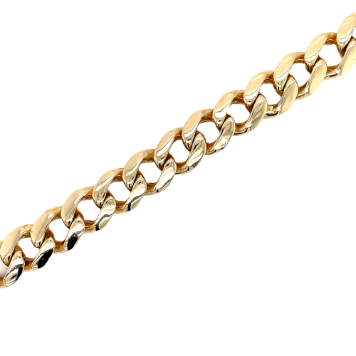 14K Yellow Gold Cuban Link Bracelet