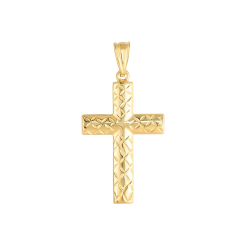 14K Gold Reversible Cross