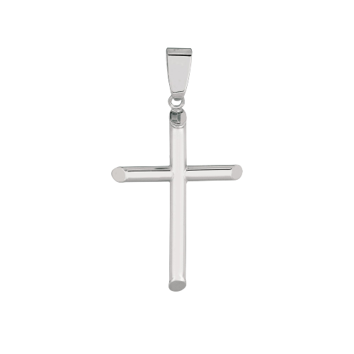 14K Gold Tapered Edge Cross