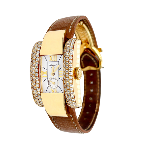 18K Gold Diamond Chopard La Strada Watch