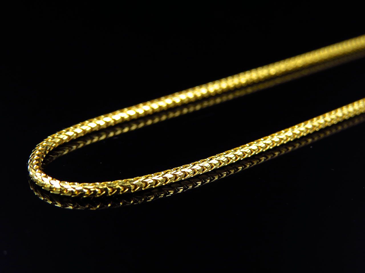 14K Round Franco Chain